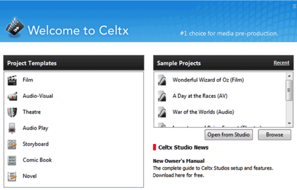 celtx desktop windows