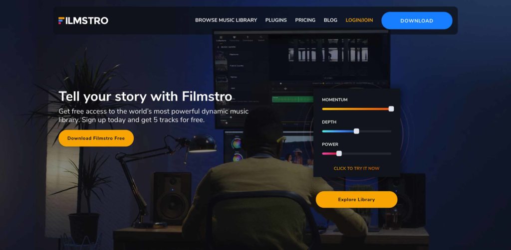 Filmstro Dynamic Music for Film