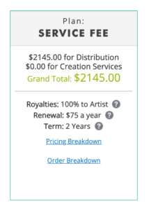 Quiver Service Fee